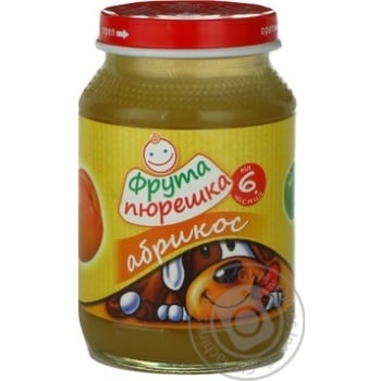 Puree Fruta Pureshka Apricot for 6+ month old babies glass jar 190g Czech Republic - buy, prices for - photo 5