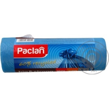 Пакети д/сміття Paclan Big&Strong 160л/20шт х12 купить, цены на МегаМаркет - фото 1