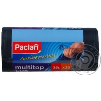 Пакети д/сміття Placan Multi Top 35л 20шт х32 купить, цены на МегаМаркет - фото 1