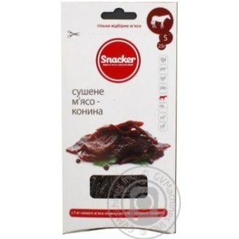 М`ясо сушене  з конини Snacker 25г