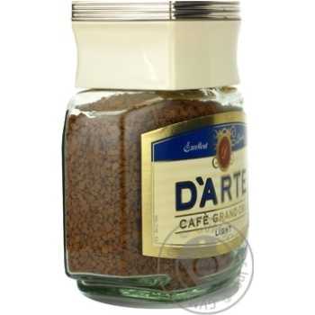 Instant natural sublimated coffee Darte Light 100g Germany - buy, prices for - photo 4