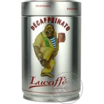 Natural ground normal roasted coffee Lucaffe Decaffeinato 250g Italy - buy, prices for NOVUS - photo 1