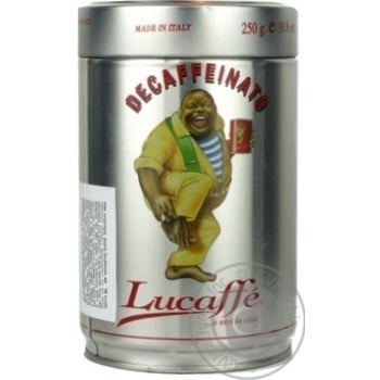 Natural ground normal roasted coffee Lucaffe Decaffeinato 250g Italy - buy, prices for NOVUS - photo 3