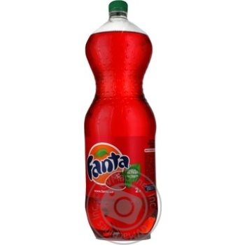 Non-alcoholic sparkling drink on flavorings Fanta strawberry taste plastic bottle 2000ml Ukraine - buy, prices for NOVUS - photo 3