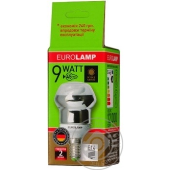 Лампа енергозберігаюча Eurolamp R50 9W 2700K E14 артикул R5-09142 - купить, цены на - фото 4