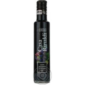 Vinegar Casa rinaldi balsamic 250ml glass bottle - buy, prices for MegaMarket - photo 1