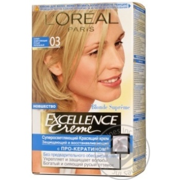 Фарба для волосся Blond Excellence тон 03 купити, ціни на МегаМаркет - фото 1