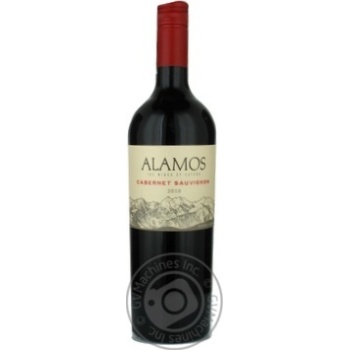 Вино Alamos Cabernet Sauvignon червоне сухе 0.75л х6 купити, ціни на МегаМаркет - фото 1
