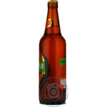 Pasteurized lager Rogan Dva Khmelya glass bottle 5%alc 500ml Ukraine - buy, prices for NOVUS - photo 2