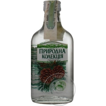 Vodka Prirodna kolekciya 40% 200ml glass bottle Ukraine