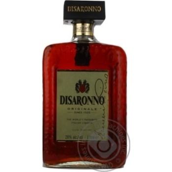 liqueur disaronno 28% 1000ml glass bottle Italy - buy, prices for - photo 1