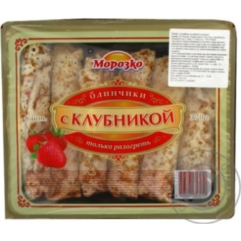 pancakes morozko strawberries with cream 370g - buy, prices for - photo 3