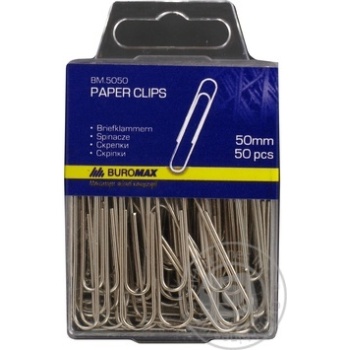 Paper clips Buromax - buy, prices for MegaMarket - photo 1