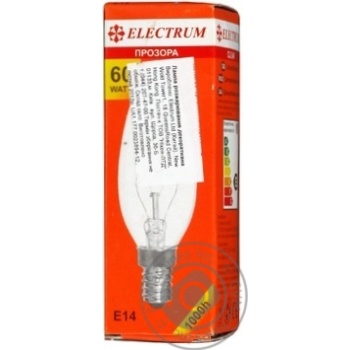 bulb electrum e14 60w - buy, prices for - photo 5