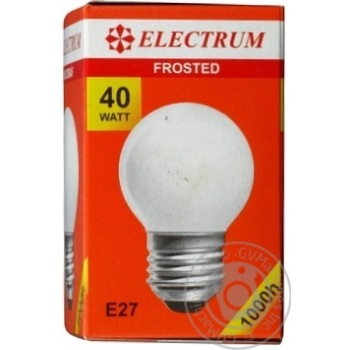 Electrum Spherical Matte Lamp E27 40W A-IB-0033 - buy, prices for MegaMarket - photo 2