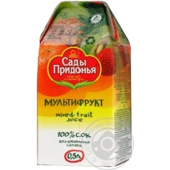 Reconstituted unclarified sterilized sugar-free juice Sady Pridonia mixed-fruit tetra pak 500ml Russia - buy, prices for - photo 6