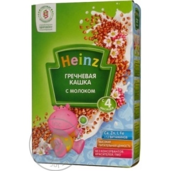 Каша дитяча Хайнц Гречана кашка з молоком суха швидкорозчинна з 4 місяців 250г Росія - купити, ціни на - фото 4