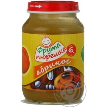 Puree Fruta Pureshka Apricot for 6+ month old babies glass jar 190g Czech Republic - buy, prices for - photo 11