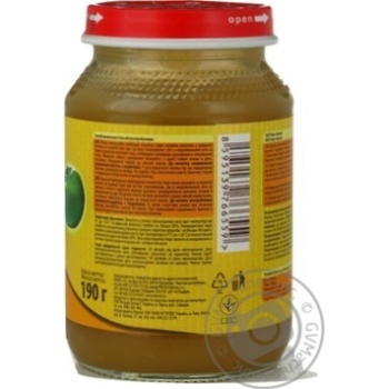 Puree Fruta Pureshka Apricot for 6+ month old babies glass jar 190g Czech Republic - buy, prices for - photo 9