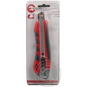 Knife Intertool red - buy, prices for MegaMarket - photo 1