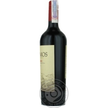 Wine malbec Alamos red dry 13.5% 2010year 750ml glass bottle Mendoza Argentina - buy, prices for MegaMarket - photo 2