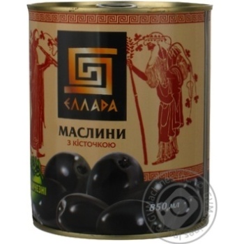 Ellada black with bone olive 850ml - buy, prices for MegaMarket - photo 3
