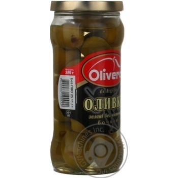Оливки зелені Olivero бочкові без кісточок 350г - купити, ціни на - фото 4