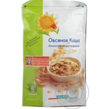 Dry oatmeal dairy free porridge Remedia for 5+ months babies 200g Israel - buy, prices for MegaMarket - photo 8