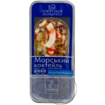 Морський коктейль Водний мир По-середземноморськи маринований 200г купити, ціни на МегаМаркет - фото 3
