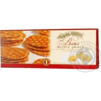 Печиво Belgian Butters вафельне Finest Waffle crisps 100г - купити, ціни на - фото 3