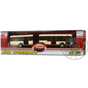 Simba Metal City Bus Toy 19cm 3+ - buy, prices for - photo 1