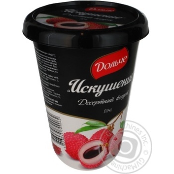 Dessert yogurt Dolche Temptation lychee 2.5% 330g plastic cup Ukraine - buy, prices for - photo 2