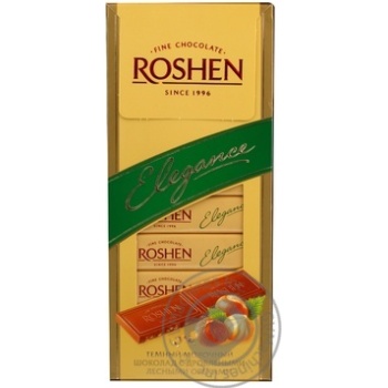 chocolate milky roshen elegance hazelnut 37% 100g Ukraine