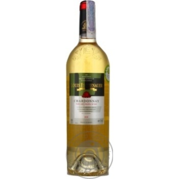 Wine chardonnay Louis eschenauer white dry 13% 2010year 750ml glass bottle France - buy, prices for MegaMarket - photo 1