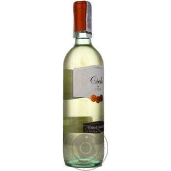 Вино Cielo Pinot Grigio delle Venezie біле сухе 0.75л х6 купить, цены на МегаМаркет - фото 2