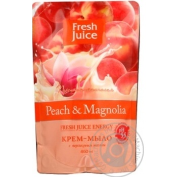 Мыло жидкое Fresh juice персик и магнолия дой-пак 460мл купить, цены на МегаМаркет - фото 4