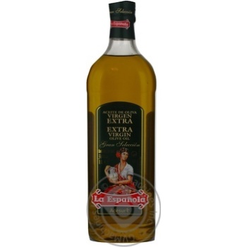 Oil La espanola olive extra virgin 1000ml glass bottle Spain - buy, prices for MegaMarket - photo 1