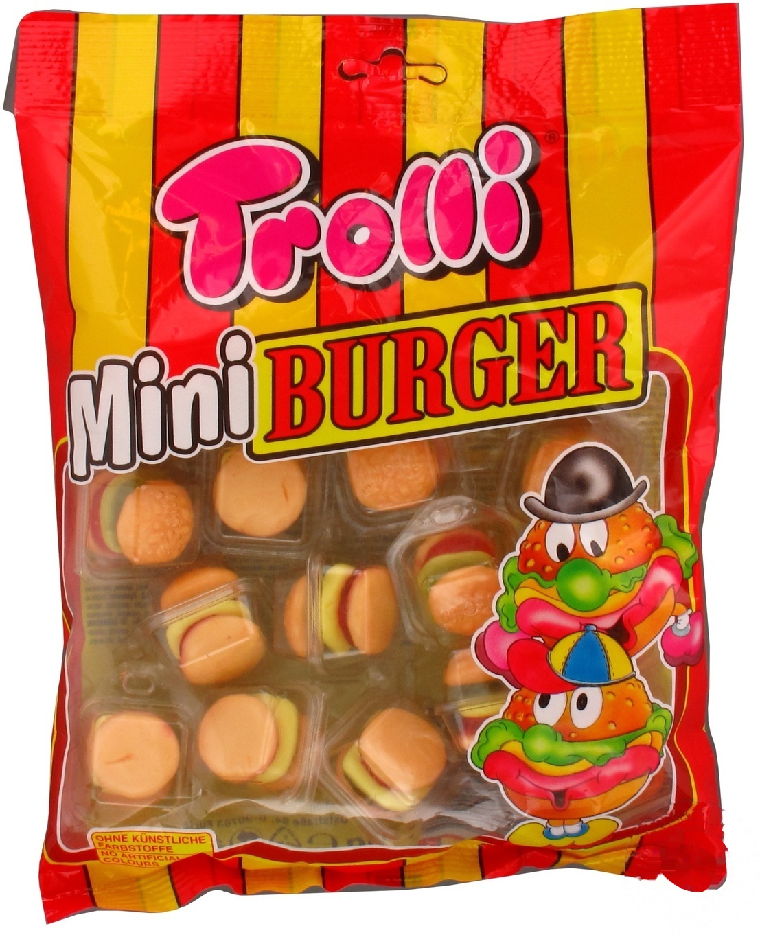 

Конфеты Trolli Мини Бургер жевательные 170г