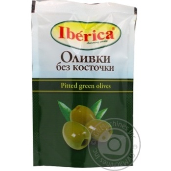 Iberica Pitted Green Olives - buy, prices for MegaMarket - photo 1