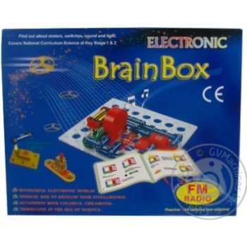 Конструктор електричний  Brain Box 80 досліджень з радіоприймачем - купить, цены на - фото 1