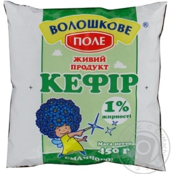 Kefir Voloshkove pole 1% sachet 450g Ukraine - buy, prices for MegaMarket - photo 1