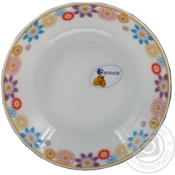 Plate Santorin deep 21.5cm China - buy, prices for NOVUS - photo 1