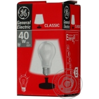 Bulb General electric e27 40w - buy, prices for NOVUS - photo 1