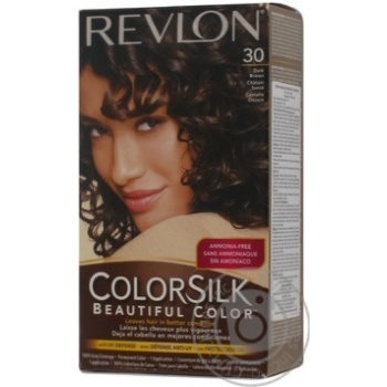 Фарба для волосся Revlon ColorSilk  30 Темно-каштановий 3N - купити, ціни на NOVUS - фото 6