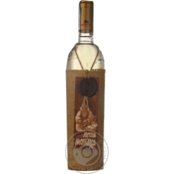 Wine sauvignon Dusha monakha white semisweet 12% 700ml glass bottle Moldova - buy, prices for MegaMarket - photo 4
