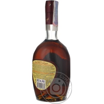 cognac tsarskyy standart standard 40% 5years 500ml glass bottle Moldova - buy, prices for - photo 6