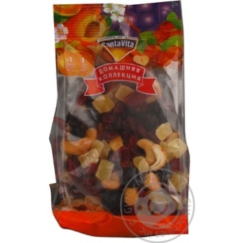 Dried fruits Santa vita Domashnya kolektsiya fruit and nut 375g Ukraine - buy, prices for NOVUS - photo 2