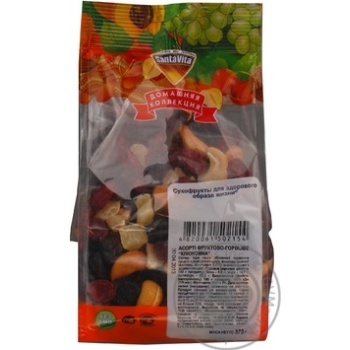 Dried fruits Santa vita Domashnya kolektsiya fruit and nut 375g Ukraine - buy, prices for NOVUS - photo 3