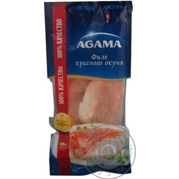 Красный окунь Agama филе с кожей замороженное 400г - купить, цены на - фото 2