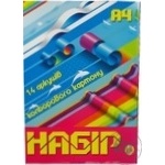 Картон кольоровий А4 крейда. 7цв. 14л. х25